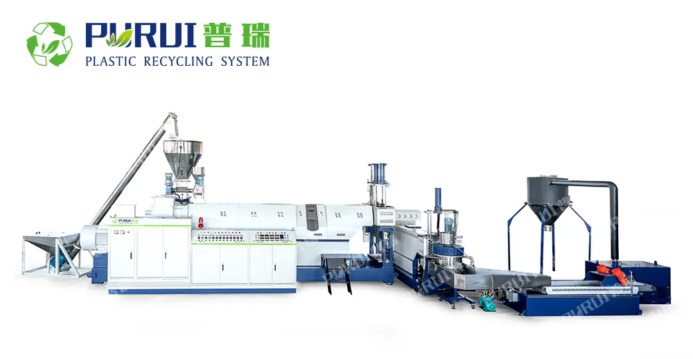 PE PP Regrind Flakes Recycling Pelletizing Machine1