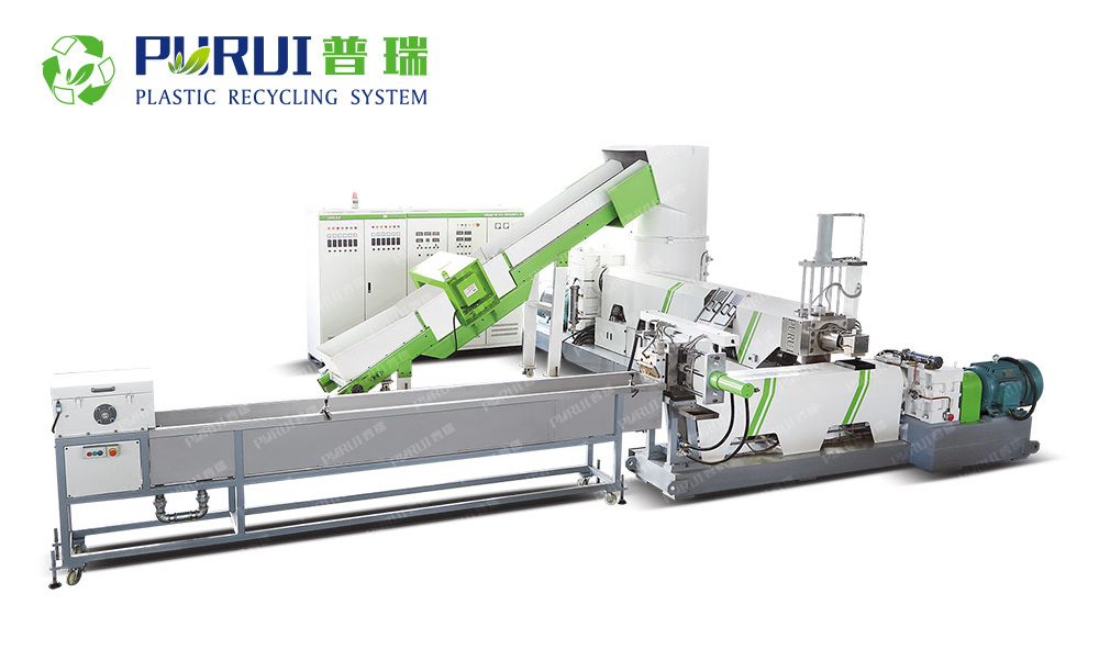 無紡布雙階塑料造粒機(jī)